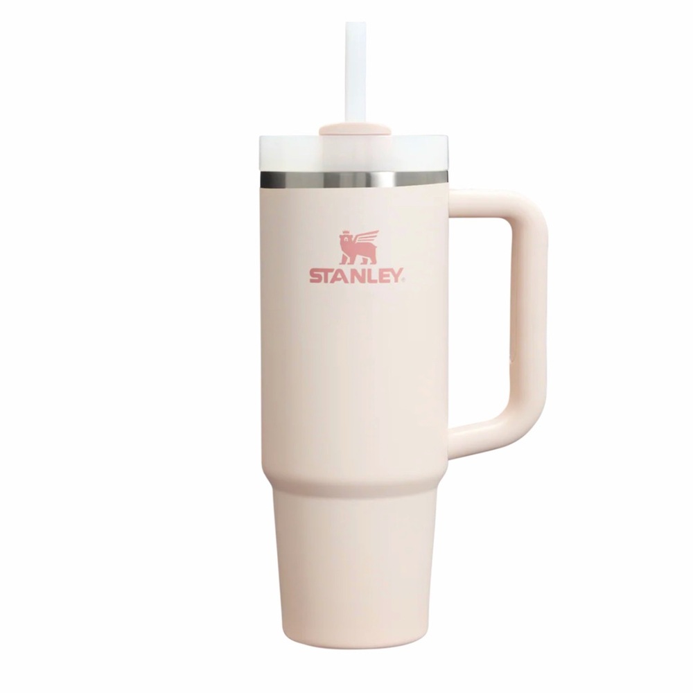 Stanley Quencher H2.0 Flowstate Tumbler 30 Oz. in Rose Quartz NEW